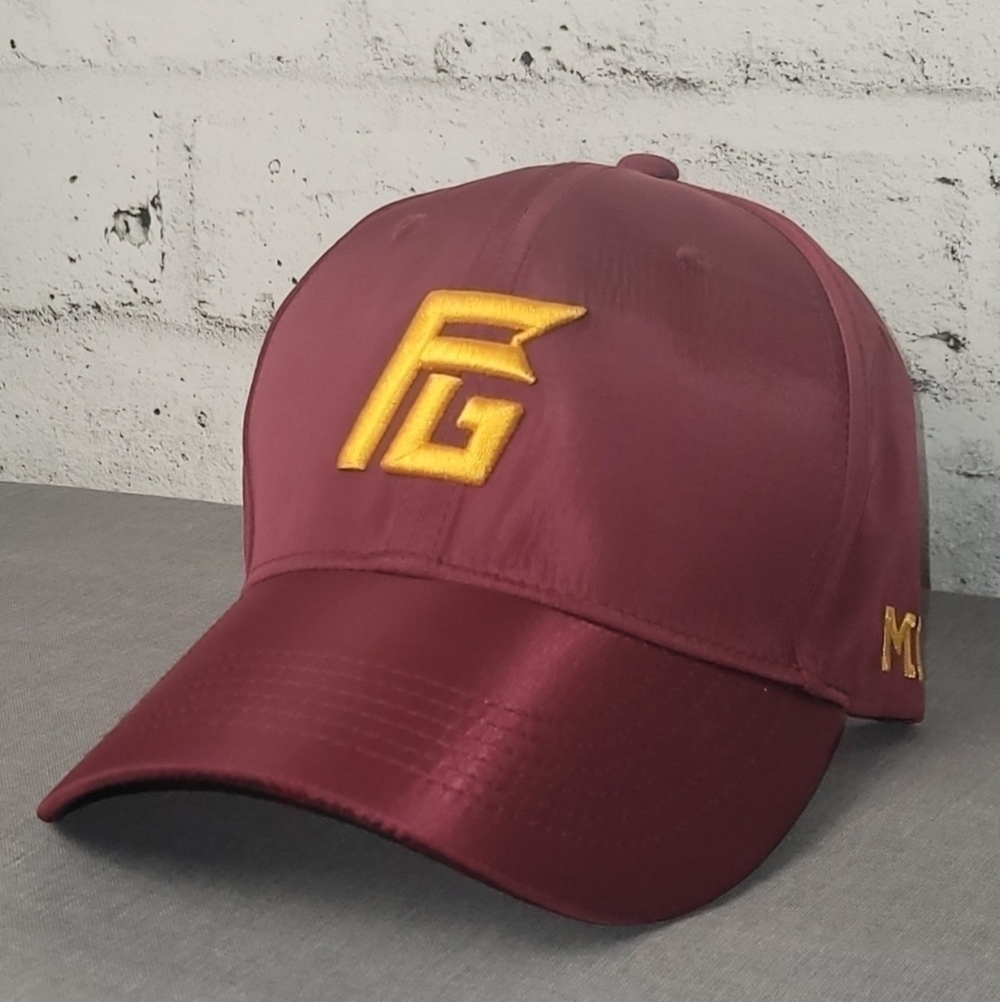FLYTE Golf Adjustable Performance Hat Burgundy Snapback Cap